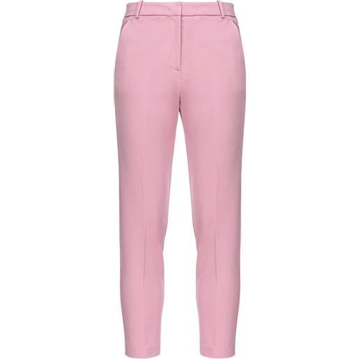 Pinko pantaloni donna cigarette fit bello rosa / 38