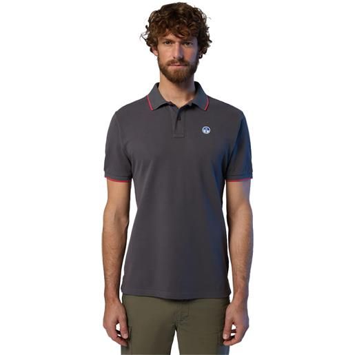 North Sails polo uomo North Sails colletto logo iron grey