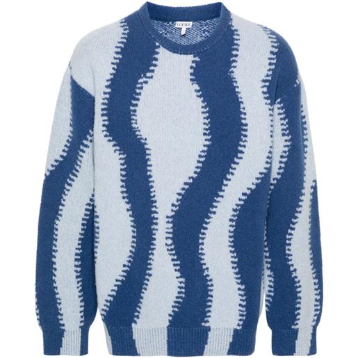 LOEWE maglione a righe - blu