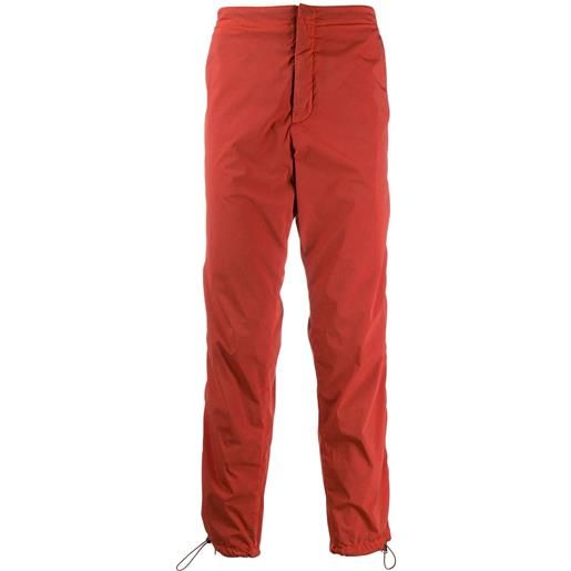 Heron Preston pantaloni con zip laterali - rosso