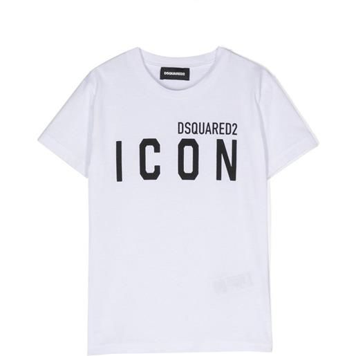 DSQUARED2 t-shirt con logo icon bianco / 8a