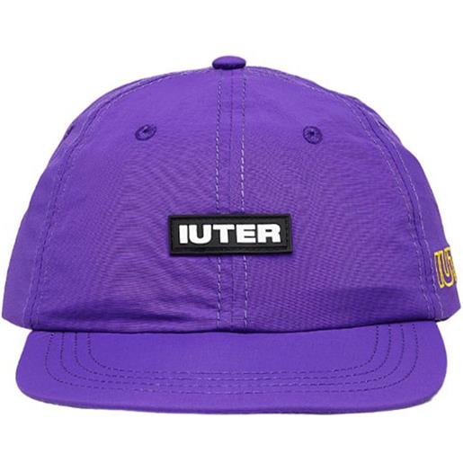 IUTER cappello con patch logo viola / tu