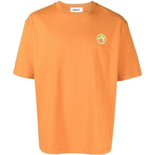 AMBUSH t-shirt records con stampa arancione / s