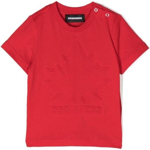 DSQUARED2 t-shirt maniche corte rosso / 9m