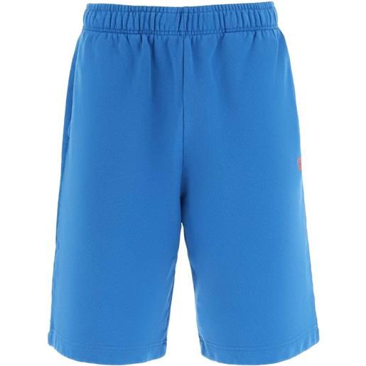 AMBUSH shorts con stampa logo azzurro / s