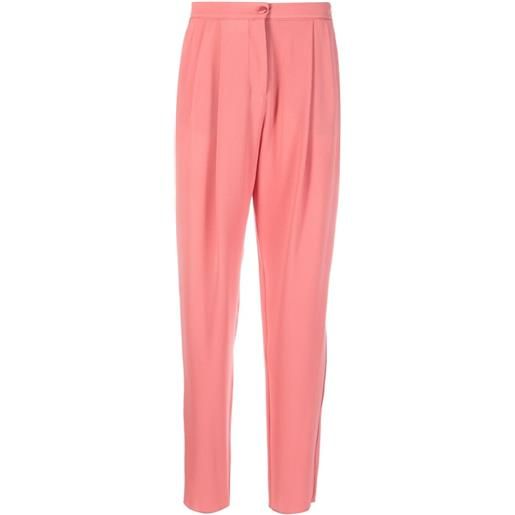 EMPORIO ARMANI pantaloni eleganti rosa / 40