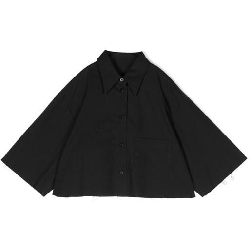 MM6 camicie maniche corte nero / 8a