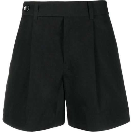 PROENZA SCHOULER shorts sartoriali con chiusura decentrata nero / 40