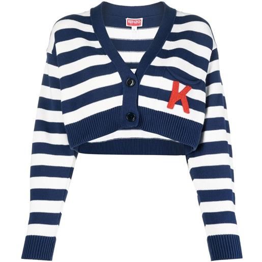 KENZO cardigan nautical stripes blu / xs