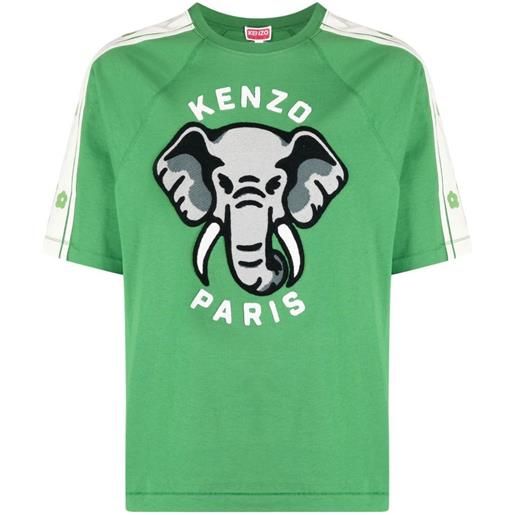 KENZO t-shirt KENZO elephant verde / s