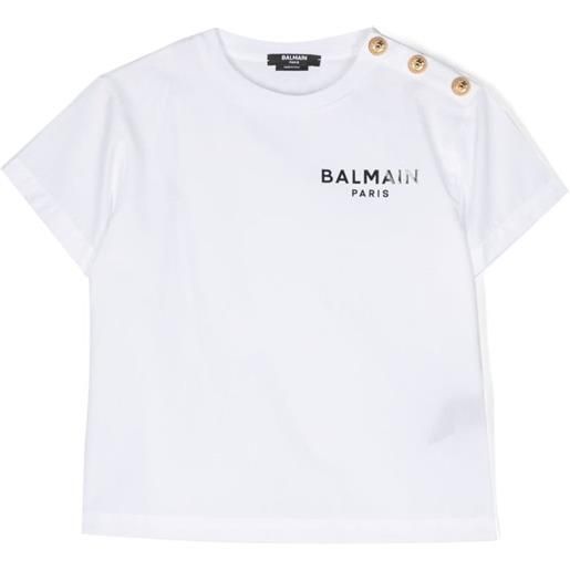 BALMAIN t-shirt maniche corte bianco / 10a