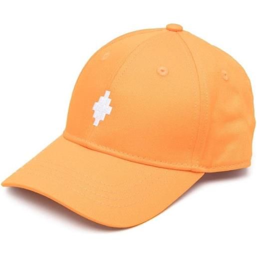 MARCELO BURLON cappelli con visiera arancione / ii