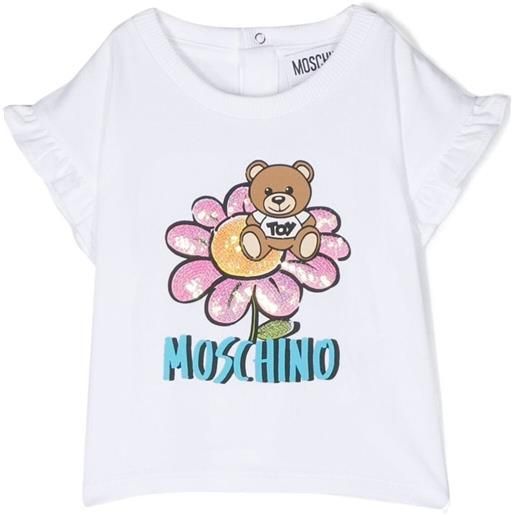 MOSCHINO BABY t-shirt maniche corte bianco / 3-6m