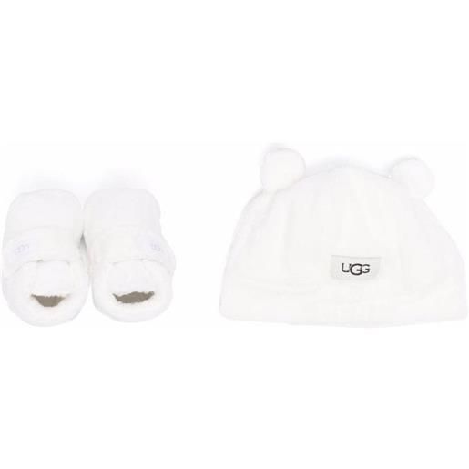 UGG set scarpe e cappello bianco / 20.5