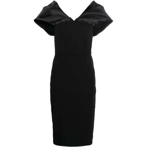 SOLACE LONDON abiti midi nero / 6