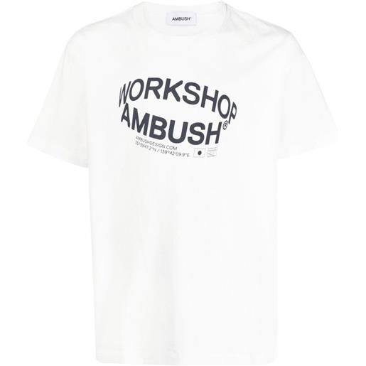 AMBUSH t-shirt maniche corte bianco / s