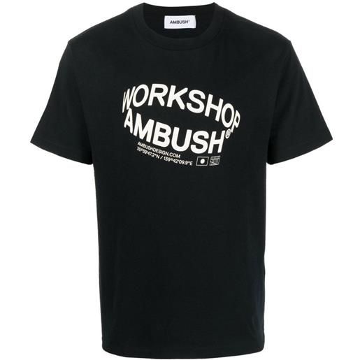 AMBUSH t-shirt maniche corte nero / s