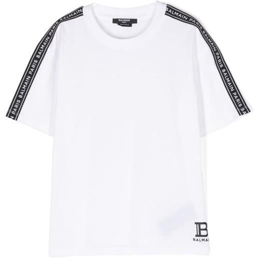 BALMAIN t-shirt maniche corte bianco / 10a