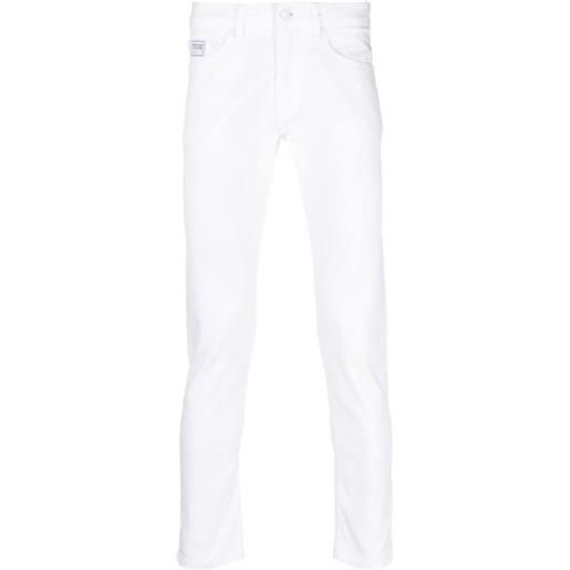 VERSACE JEANS COUTURE jeans skinny a vita media bianco / 43