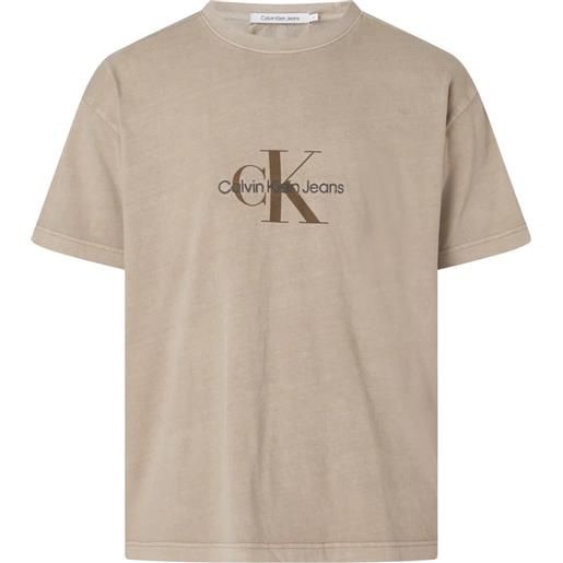 CALVIN KLEIN JEANS t-shirt con logo neutro / s