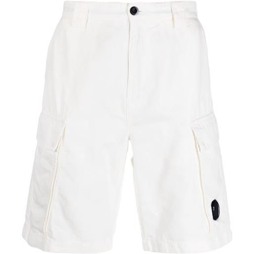 C.P. COMPANY shorts in tessuto bianco / 46