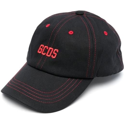 GCDS cappelli con visiera nero / tu