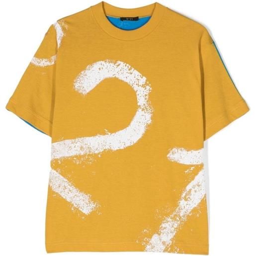 N.21 t-shirt maniche corte giallo / 10a