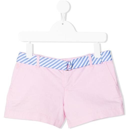RALPH LAUREN pantaloncino chino con cintura rosa / 7a