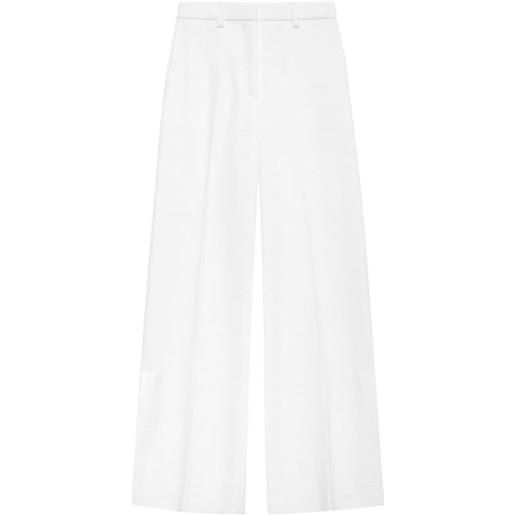 ANINE BING pantaloni flared bianco / 36