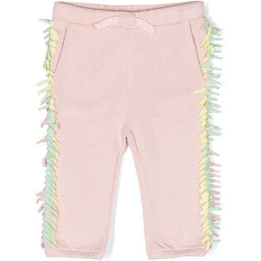 STELLA MCCARTNEY KIDS pantaloni con frange rosa / 6m
