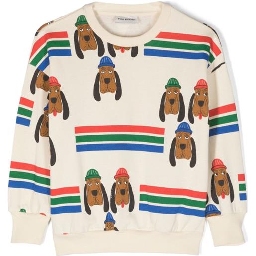 MINI RODINI felpa bloodhound multicolor / 80