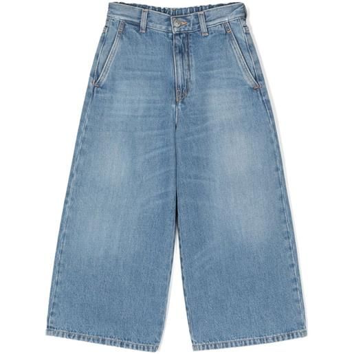 MM6 jeans a gamba larga blu / 12a