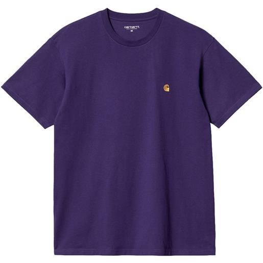 CARHARTT WIP t-shirt con mini logo viola / s