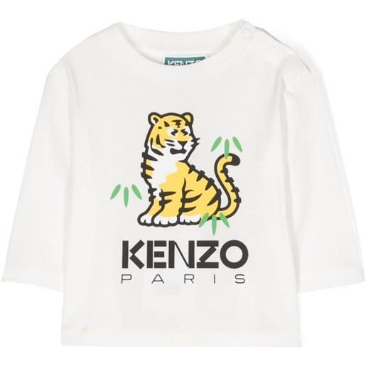 KENZO t-shirt con logo bianco / 9m