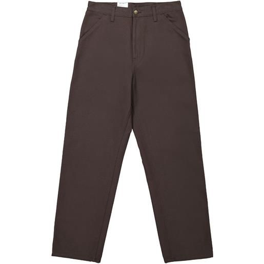 CARHARTT WIP pantaloni single-knee marrone / 43