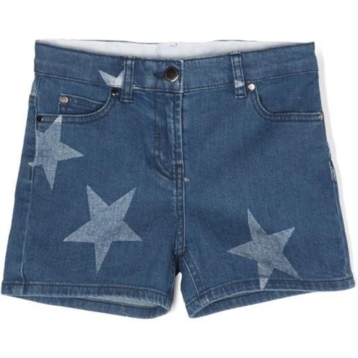 STELLA MCCARTNEY KIDS shorts con stelle all-over blu / 2a