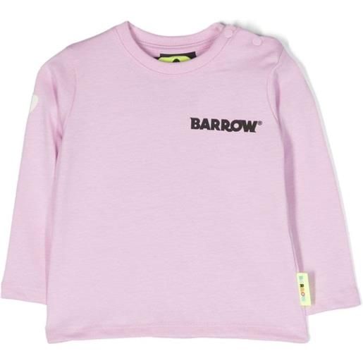 BARROW t-shirt con logo rosa / 9m