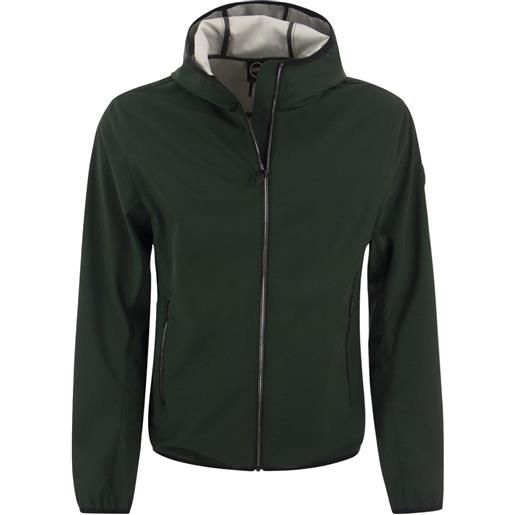 COLMAR giacca con logo laterale verde / 46