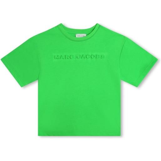 THE MARC JACOBS t-shirt con logo tono su tono verde / 2a