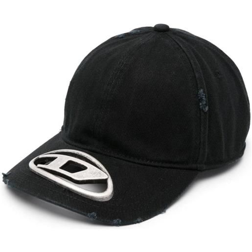 DIESEL cappello da baseball c-beast-a1 nero / ii
