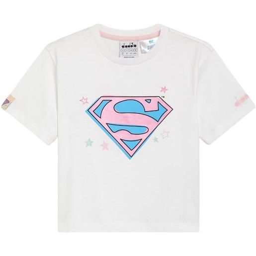 DIADORA jg. T-shirt ss supergirl bianco / xs