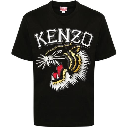 KENZO t-shirt con motivo tiger nero / s