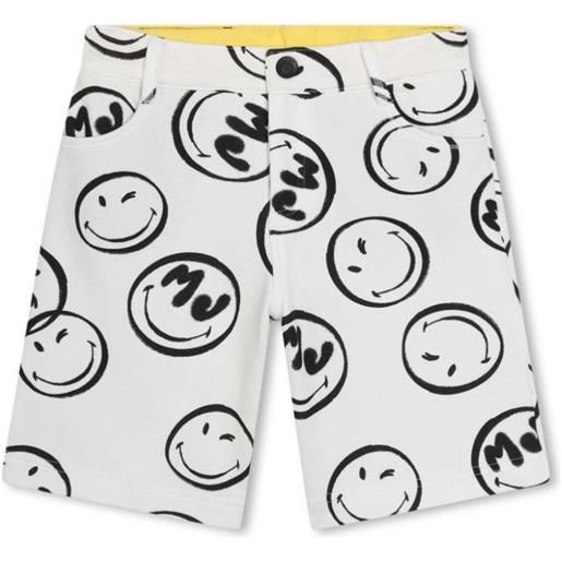 THE MARC JACOBS shorts con logo smiley bianco / 2a