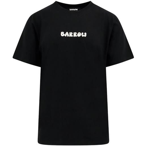 BARROW t-shirt logata con bear nero / xs