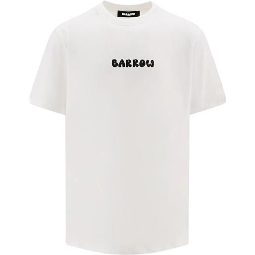 BARROW t-shirt logata con bear bianco / xs