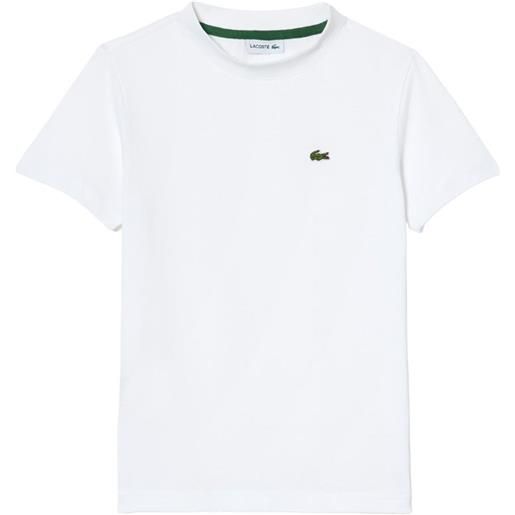 LACOSTE t-shirt con minilogo frontale verde / 3a