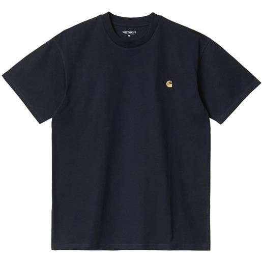 CARHARTT WIP t-shirt con mini logo blu / s