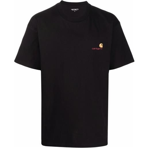 CARHARTT WIP t-shirt con mini logo nero / s