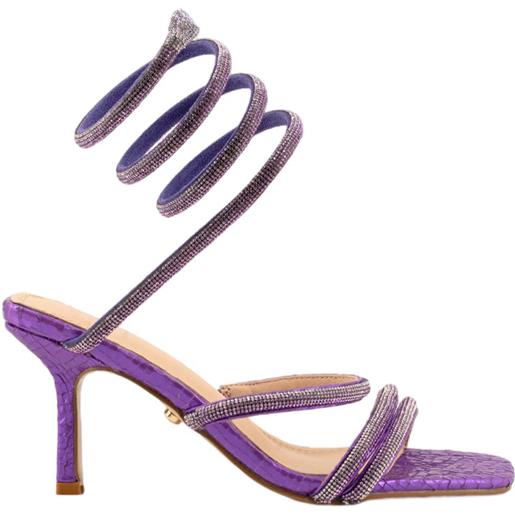 TWENTY FOURHAITCH scarpe con tacco centauro viola / 36