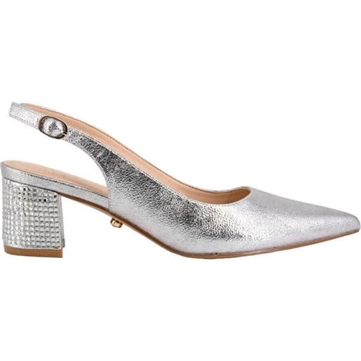 TWENTY FOURHAITCH scarpe con tacco alpher argento / 36